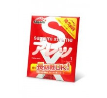 Утолщенный презерватив Sagami Xtreme Feel Long с точками - 1 шт.
