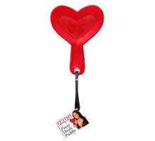 Шлепалка в форме сердца FURRY HEART PADDLE - 24 см.