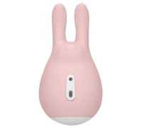 Розовый клиторальный стимулятор Love Bunny - 9,4 см.