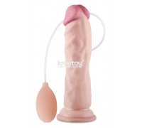 Телесный фаллоимитатор 8.5 Soft Ejaculation Cock - 21,6 см.