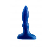 Синий анальный стимулятор Beginners p-spot massager - 11 см.
