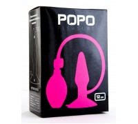Розовая надувная втулка POPO Pleasure - 12 см.