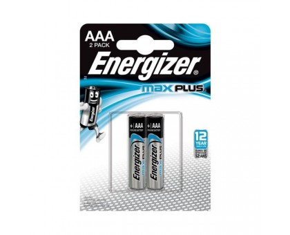 Батарейки Energizer MAX PLUS LR03/E92 AAA 1.5V - 2 шт. 