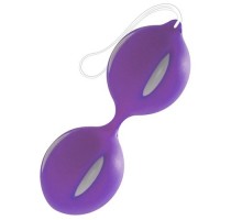 Фиолетово-белые вагинальные шарики