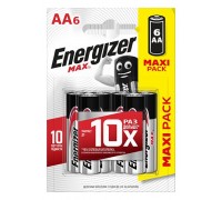 Батарейки Energizer MAX E91/AA 1.5V - 6 шт.