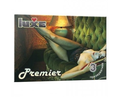 Презервативы Luxe Premier - 3 шт.