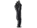 Черный фаллоимитатор-кулак Works Fist of Fury - 28 см.