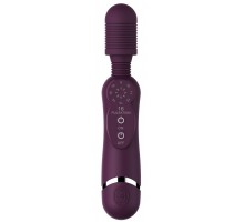 Фиолетовый универсальный массажер Silicone Massage Wand - 20 см.
