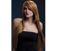 Рыжеватый парик с косой чёлкой Amber