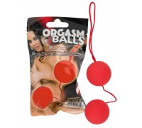 Красные вагинальные шарики Orgazm Balls