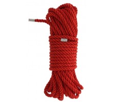 Красная веревка DELUXE BONDAGE ROPE - 10 м.