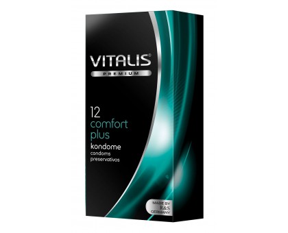 Контурные презервативы VITALIS PREMIUM comfort plus - 12 шт.