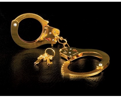 Золотистые наручники Metal Cuffs