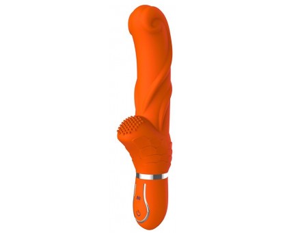 Оранжевый вибратор ORANGE PERFECTION - 22 см.