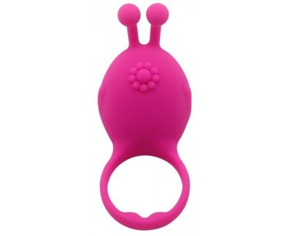 Розовое виброкольцо на пенис Rascal