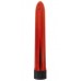 Красный классический вибратор - 18 см.