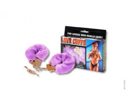 Меховые наручники FURRY FUN CUFFS PURPLE PLUSH