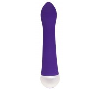 Фиолетовый вибратор Fashion Succubi Caressing Vibe - 14,5 см.
