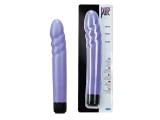 Фиолетовый водонепроницаемый вибромассажер Pure Vibes - 21,8 см.