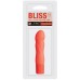 Оранжевый мини-вибратор NEON BLISS VIBRATOR - 9 см.