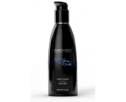 Охлаждающий лубрикант на водной основе Wicked AQUA CHILL - 60 мл.