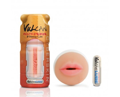 Мастурбатор-ротик Cyberskin Vulcan Mouth Stroker with Warming Lube