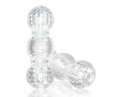 Прозрачный фигурный мастурбатор Master Stroker