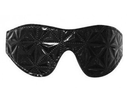 Чёрная маска на глаза с геометрическим узором Pyramid Eye Mask