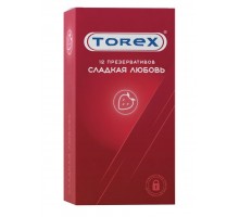 Презервативы Torex  Сладкая любовь  с ароматом клубники - 12 шт.