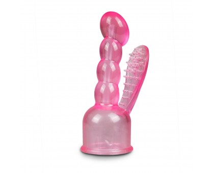 Розовая насадка для wand-вибратора Easytoys Rabbit Attachment