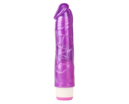 Фиолетовый вибратор Sexy Whopper - 20,2 см.